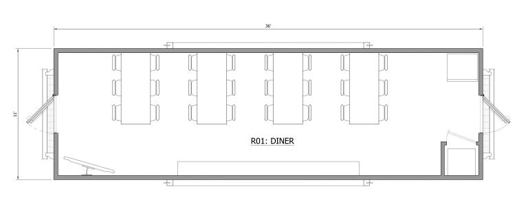 Fiberglass Diner: Diagram